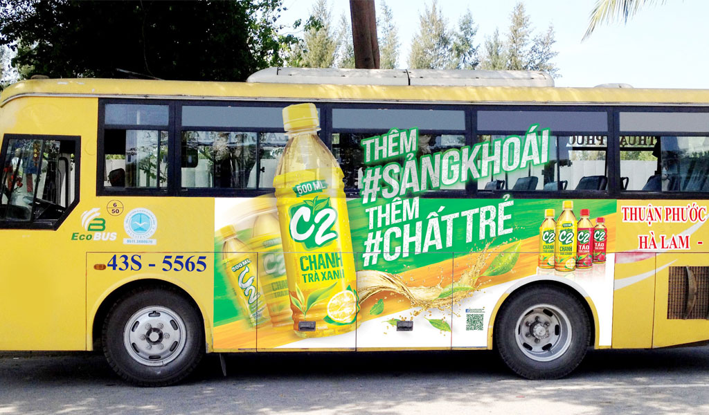 Lợi ích khi thương hiệu lựa chọn quảng cáo trên xe bus