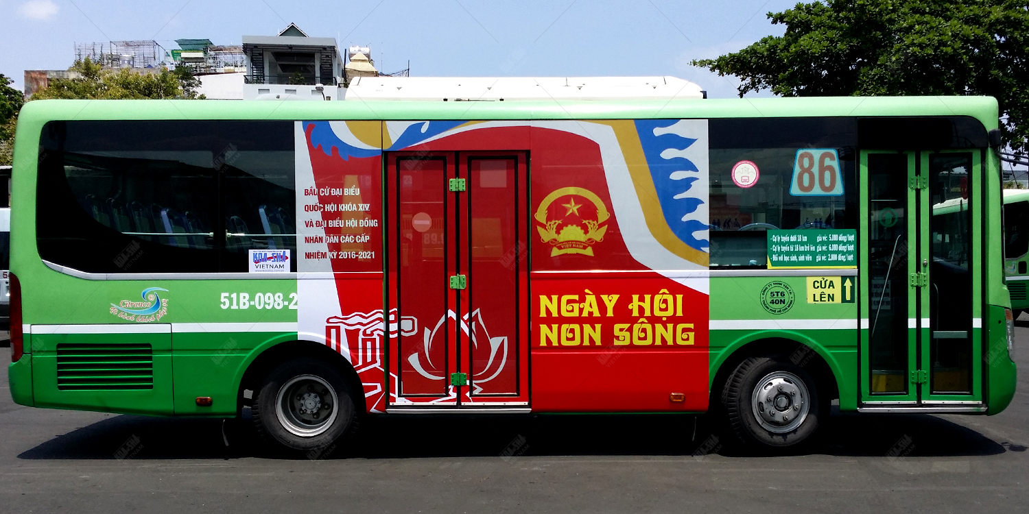 Quảng cáo xe buýt tại Hồ Chí Minh