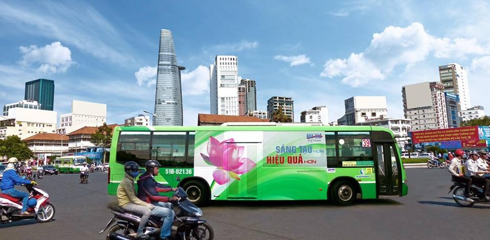 Quảng cáo xe buýt tại Hồ Chí Minh